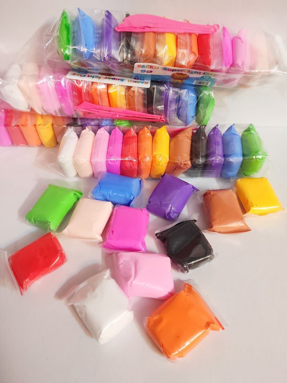 خمیر کلی ۱۲رنگ ۳۶ رنگ